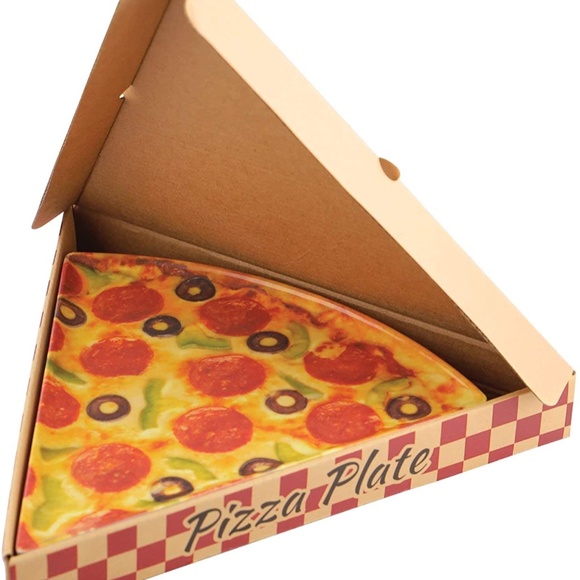 6-Piece Melamine 9 Inch Pizza Serving Plate in gift box - Picture 4 of 4